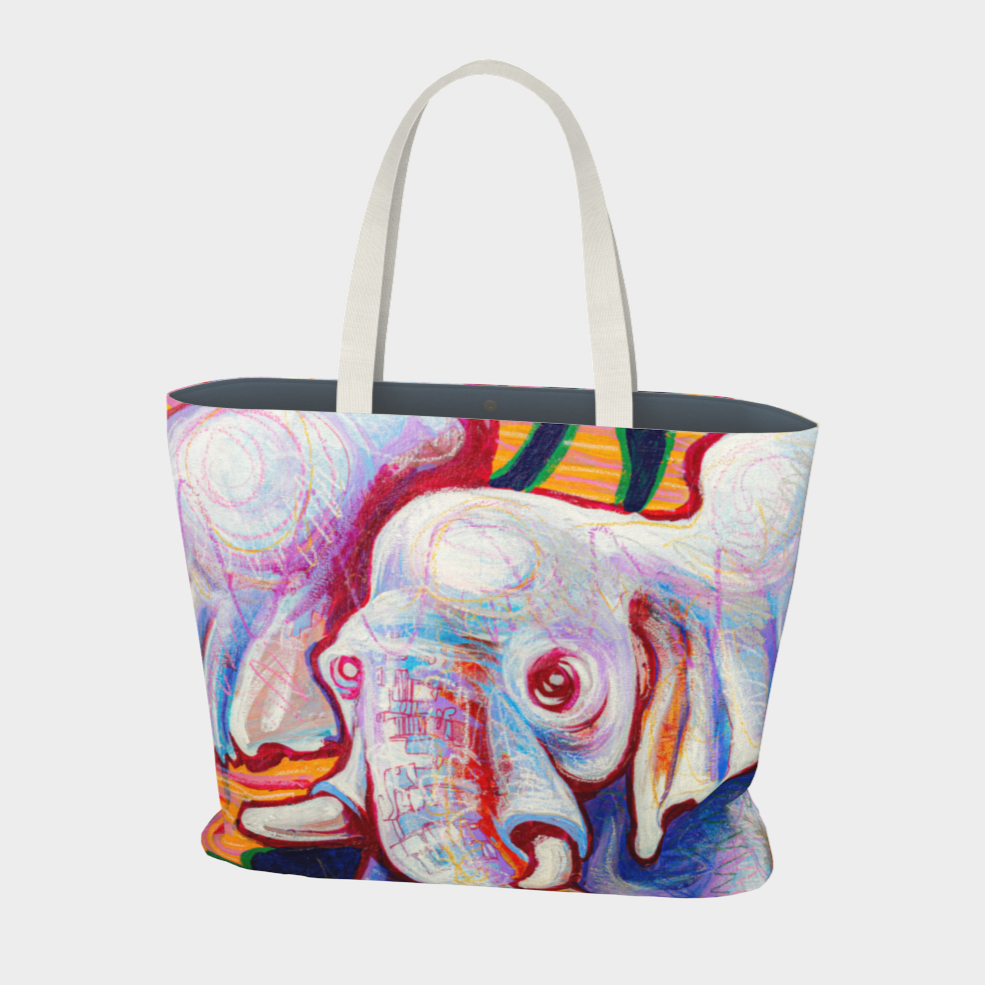 "Elephant Pride" -  Jumbo Tote bag