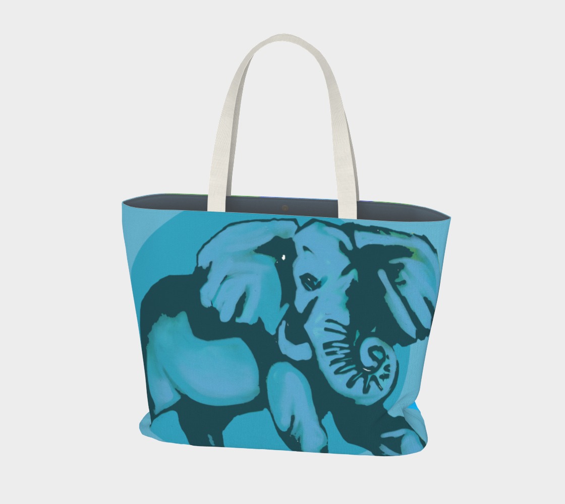 "Ancetres - Breathe Easy" -  Jumbo Tote bag